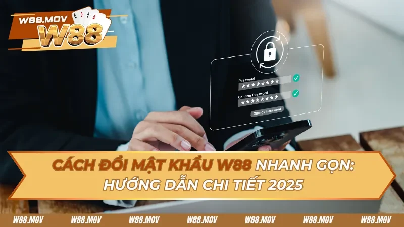 Cách Đổi Mật Khẩu W88 Nhanh Gọn: Hướng Dẫn Chi Tiết 2025